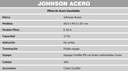 JOHNSON PILETA MOD.  E 60 A