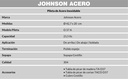 JOHNSON PILETA MOD.  O37 A