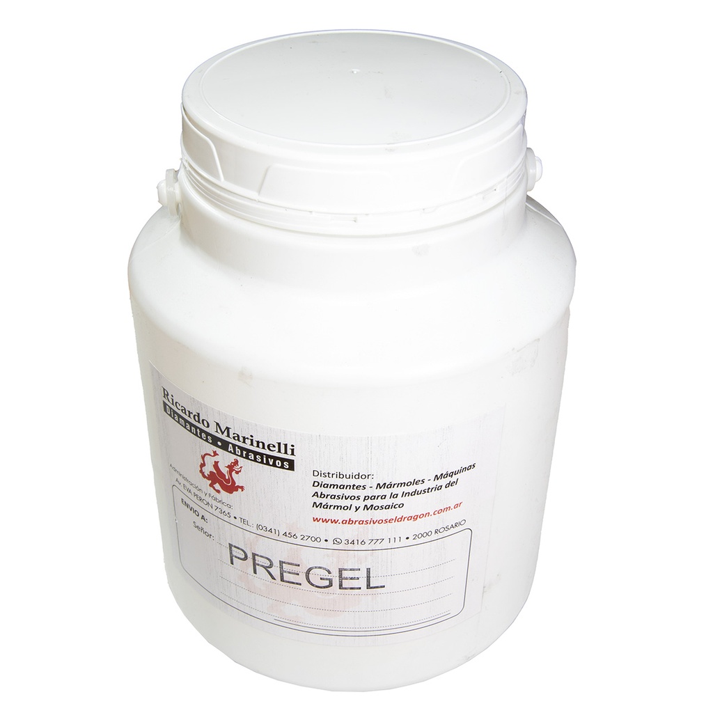 Pregel transparente x 5 kgs.