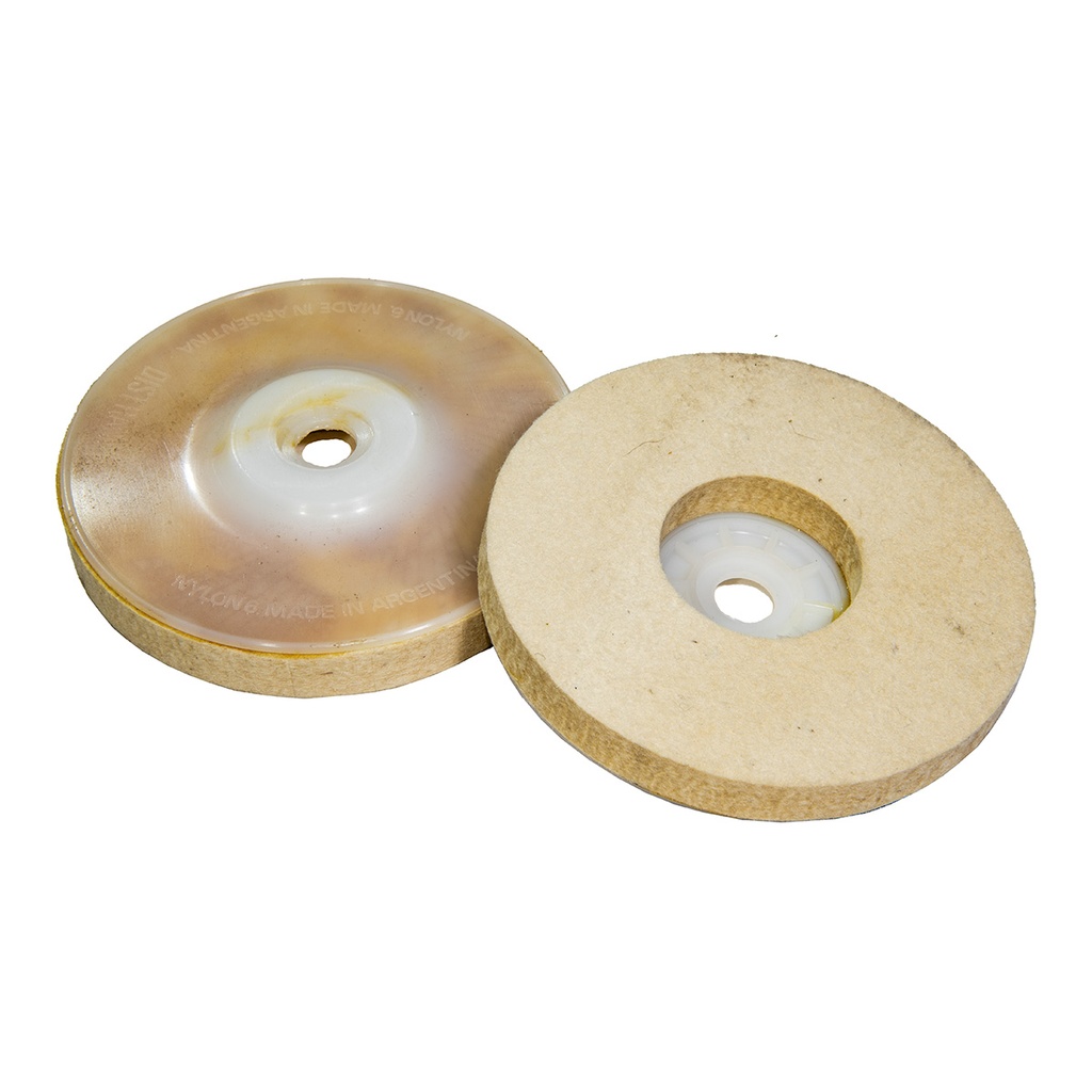 Disco de fieltro con respaldo de nylon